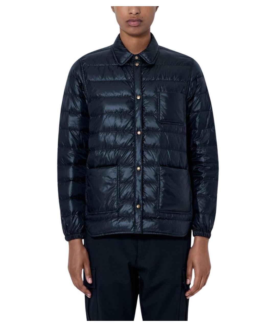 MONCLER Черная полиамидовая куртка, фото 1