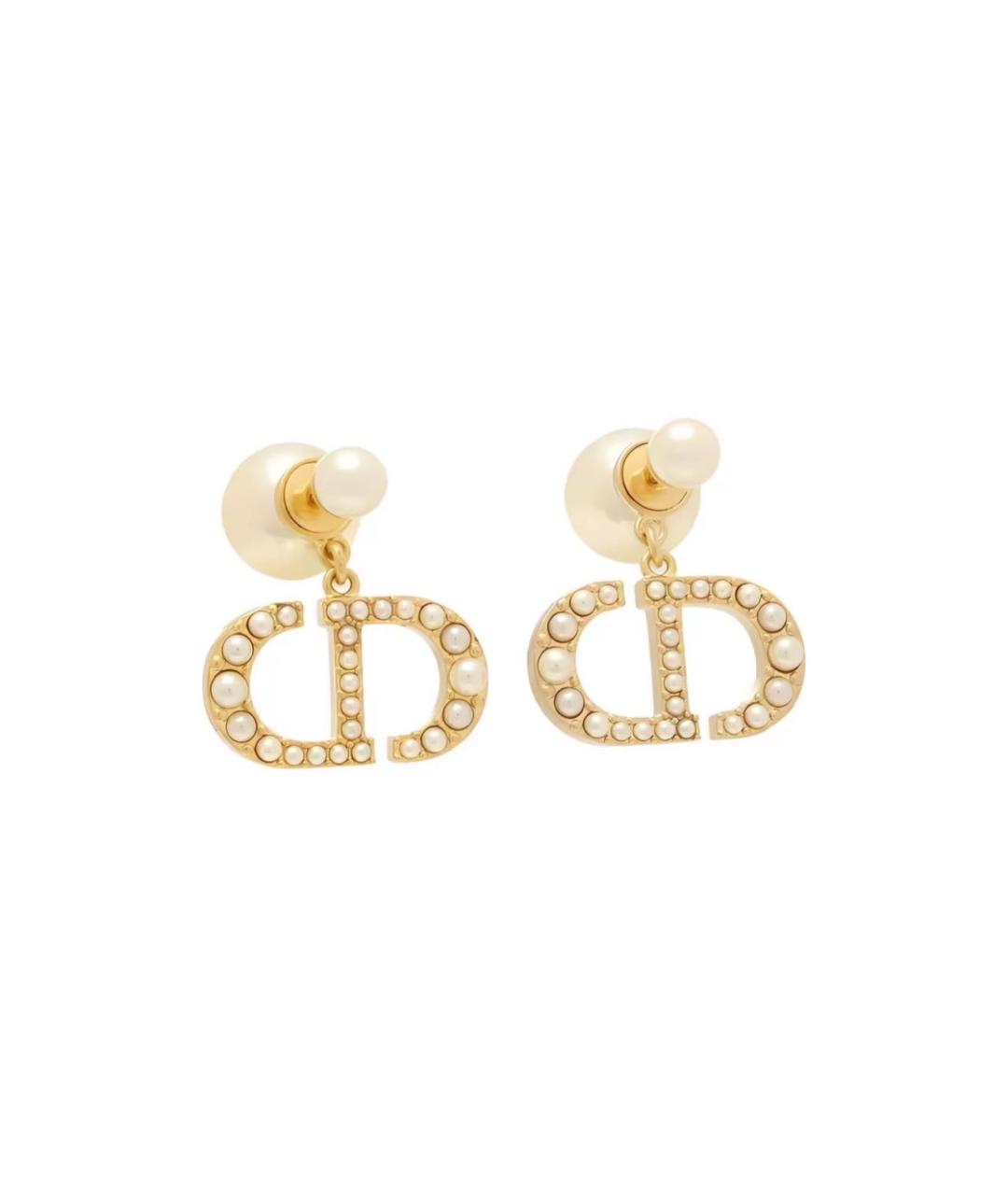 CHRISTIAN DIOR Золотые серьги, фото 5