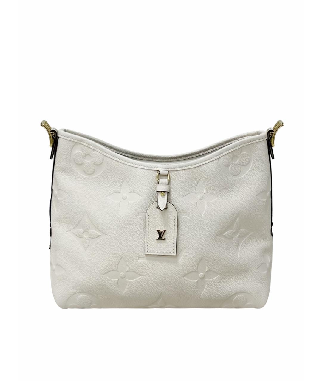 LOUIS VUITTON Белая кожаная сумка через плечо, фото 1