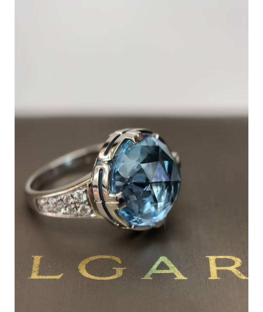 BVLGARI Серебряное кольцо из белого золота, фото 2