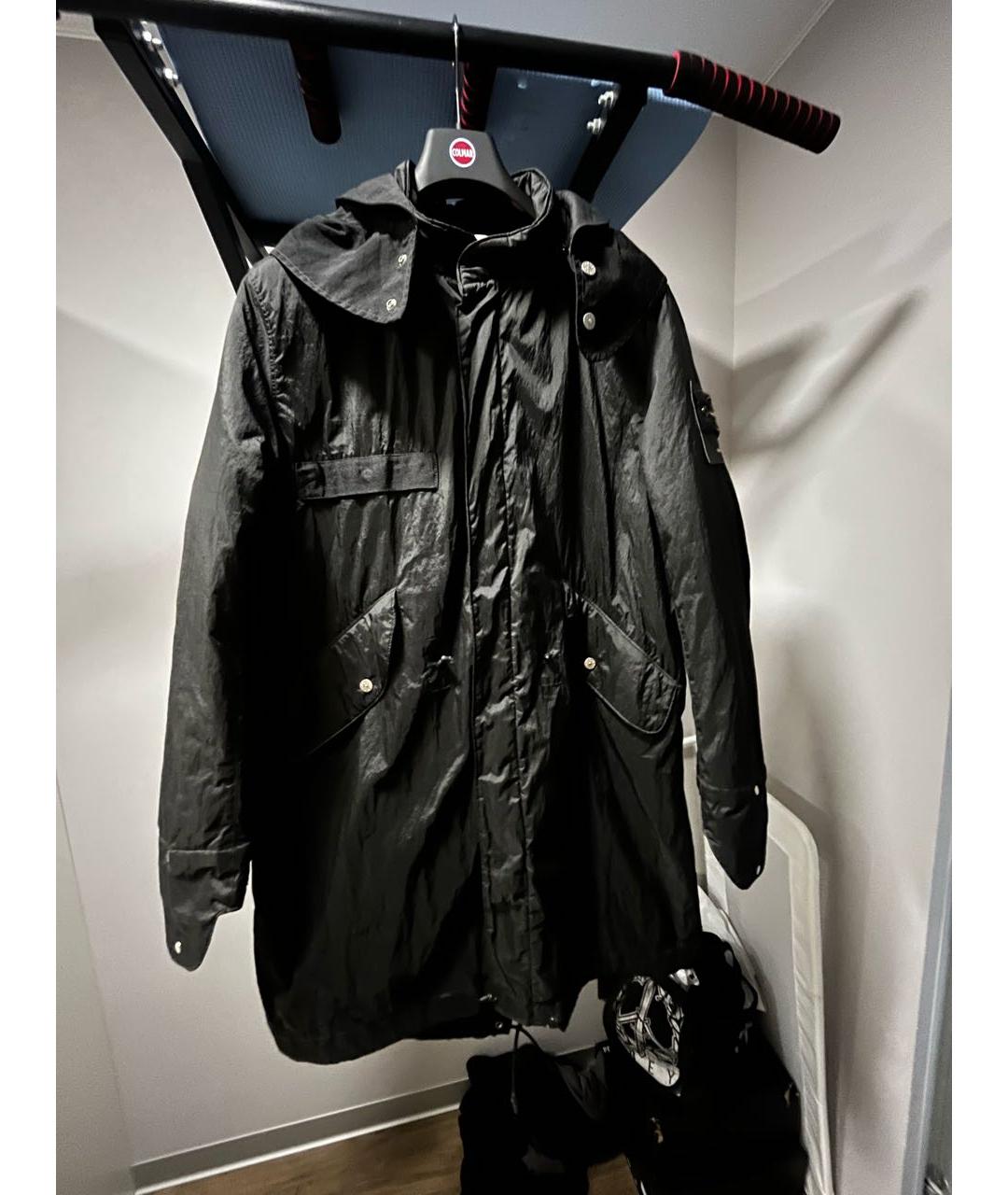 STONE ISLAND Черная нейлоновая парка, фото 8