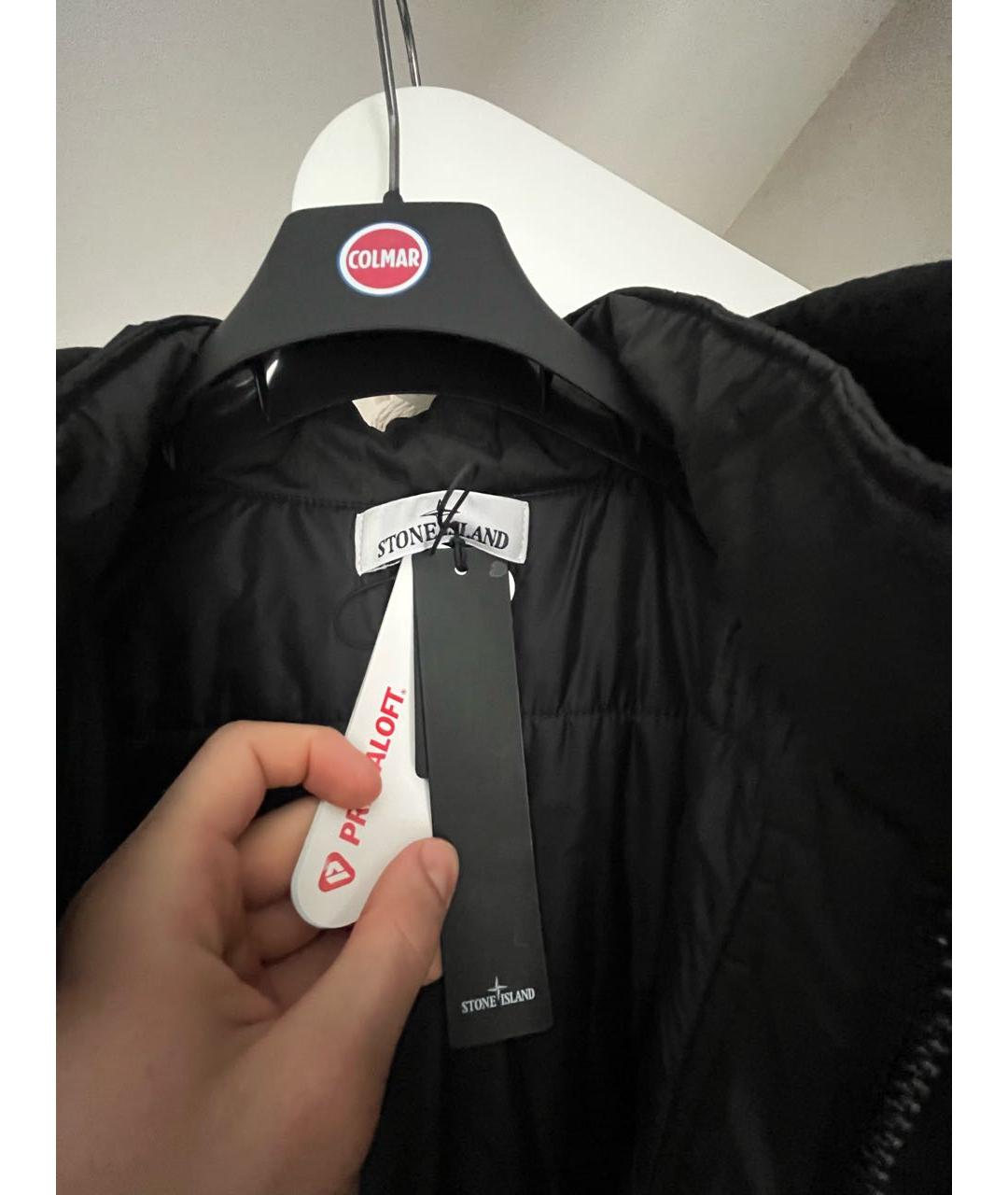 STONE ISLAND Черная нейлоновая парка, фото 3