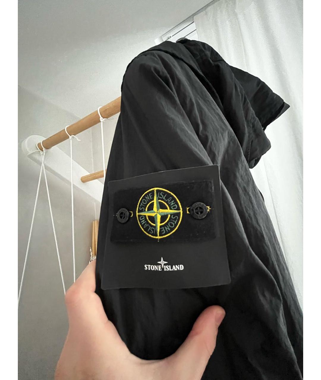 STONE ISLAND Черная нейлоновая парка, фото 4
