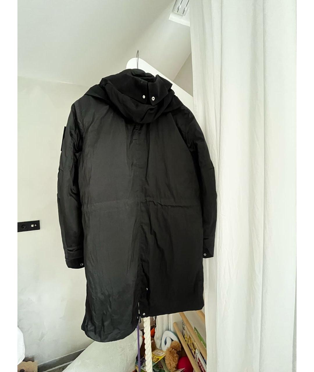 STONE ISLAND Черная нейлоновая парка, фото 2