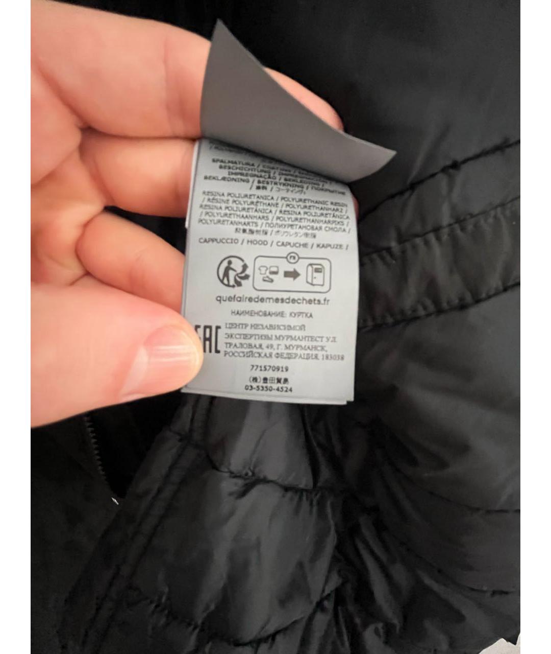STONE ISLAND Черная нейлоновая парка, фото 7