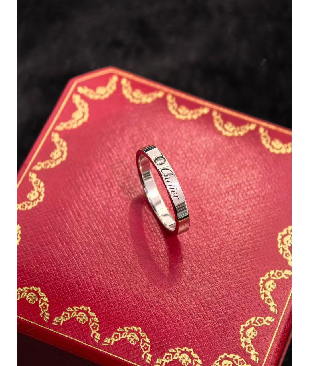 CARTIER Серебряное кольцо из белого золота, фото 3