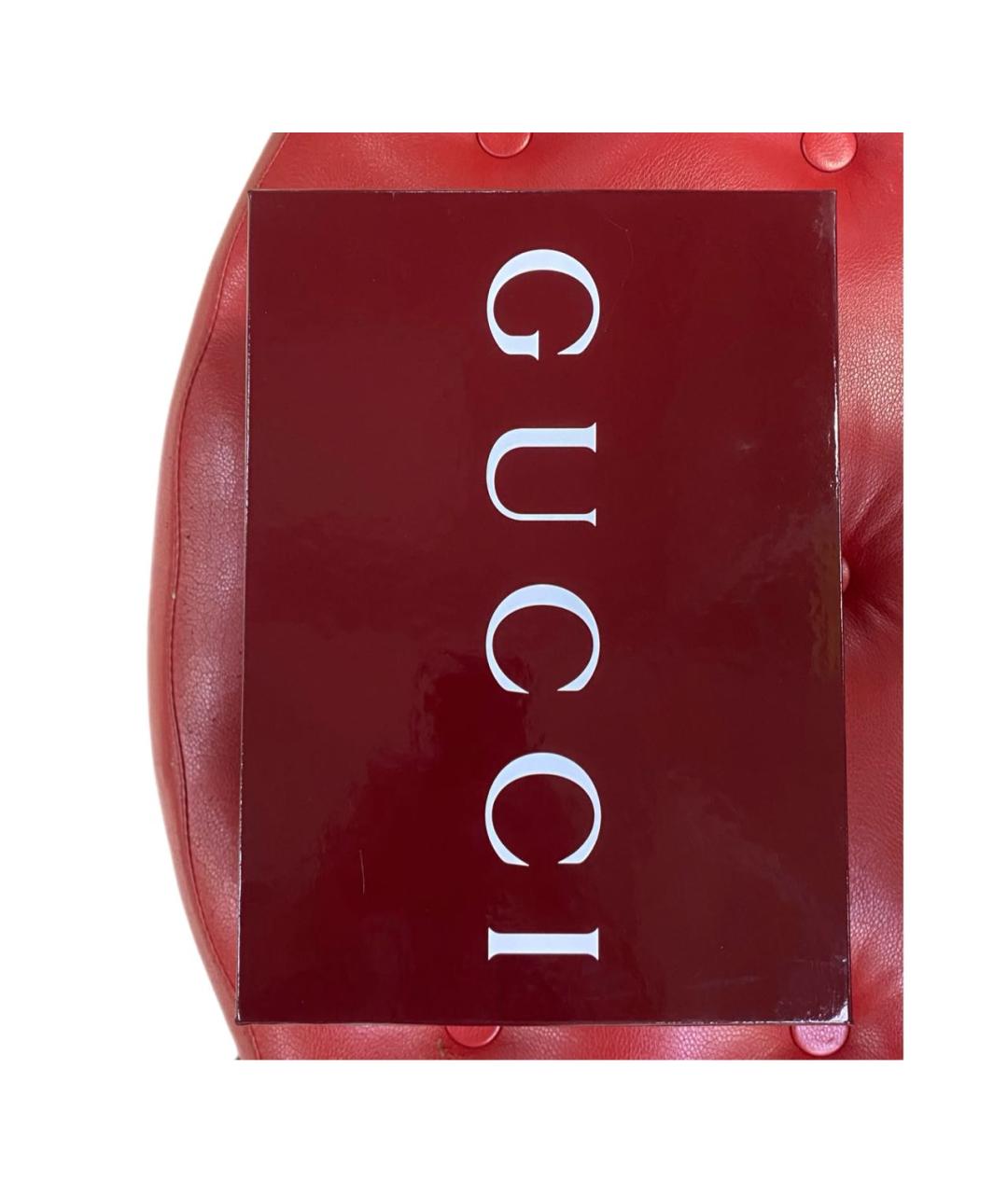 GUCCI Белые кожаные туфли, фото 6