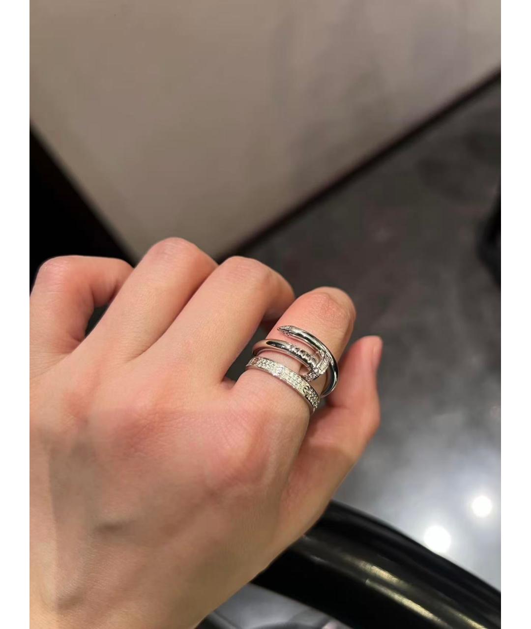 CARTIER Серебряное кольцо из белого золота, фото 2
