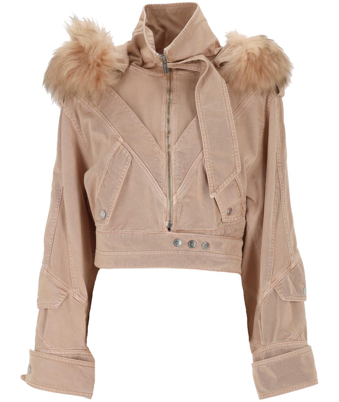 BLUMARINE Бежевая куртка, фото 1