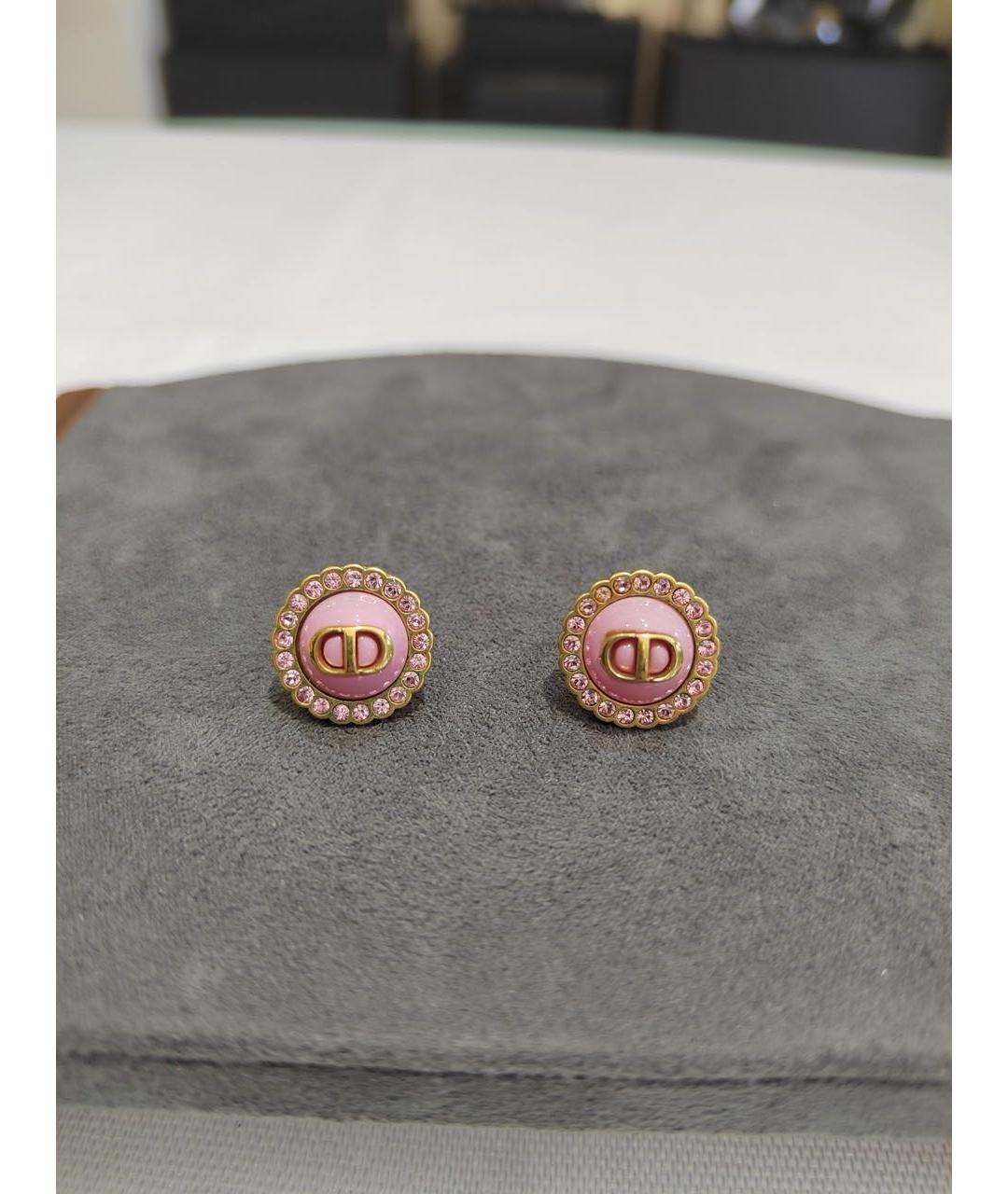 CHRISTIAN DIOR Розовые серьги, фото 5