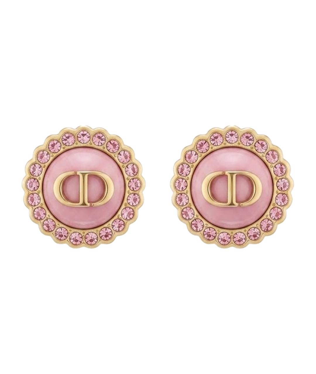 CHRISTIAN DIOR Розовые серьги, фото 1
