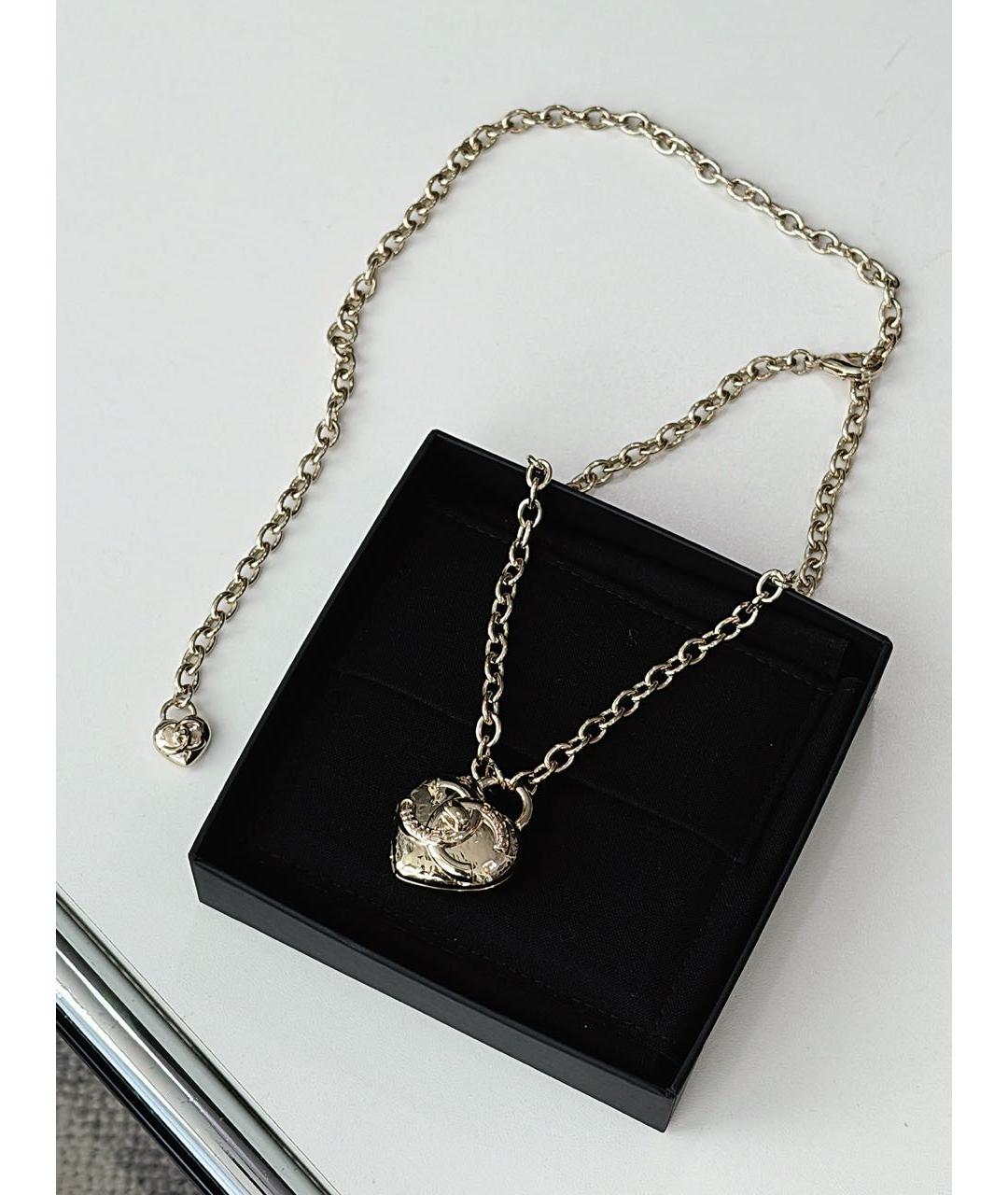 CHANEL Серебряное колье, фото 2