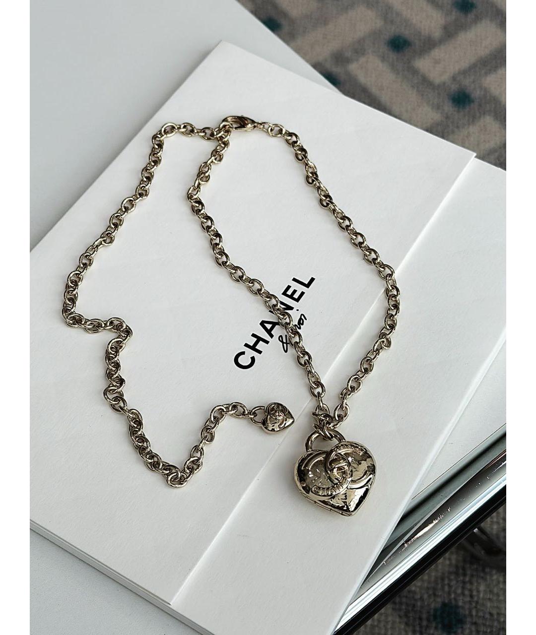 CHANEL Серебряное колье, фото 4