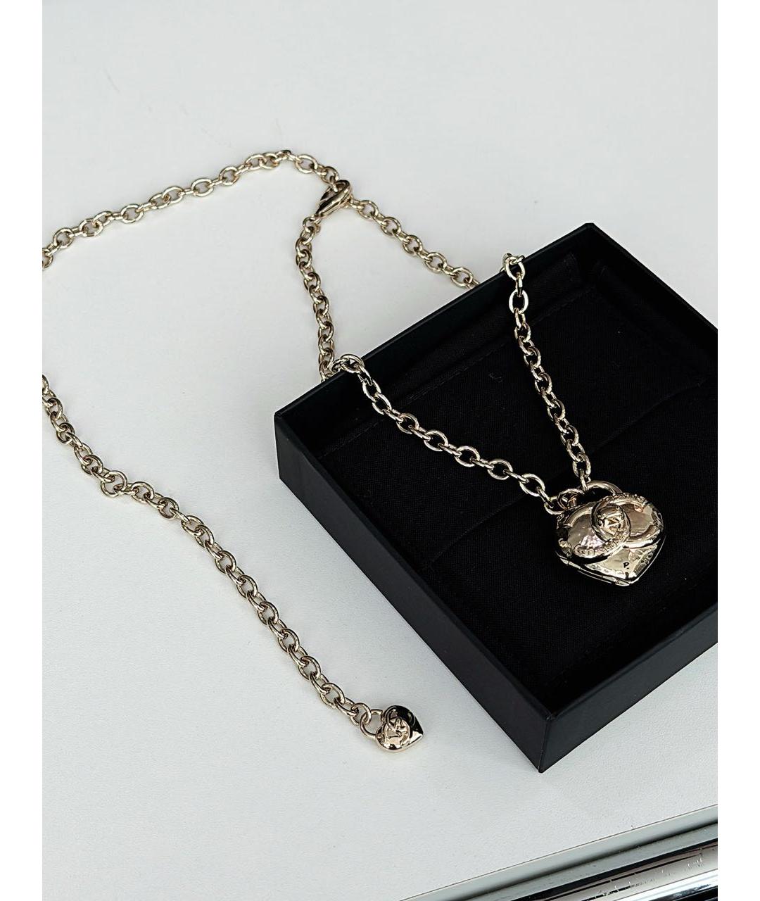 CHANEL Серебряное колье, фото 5