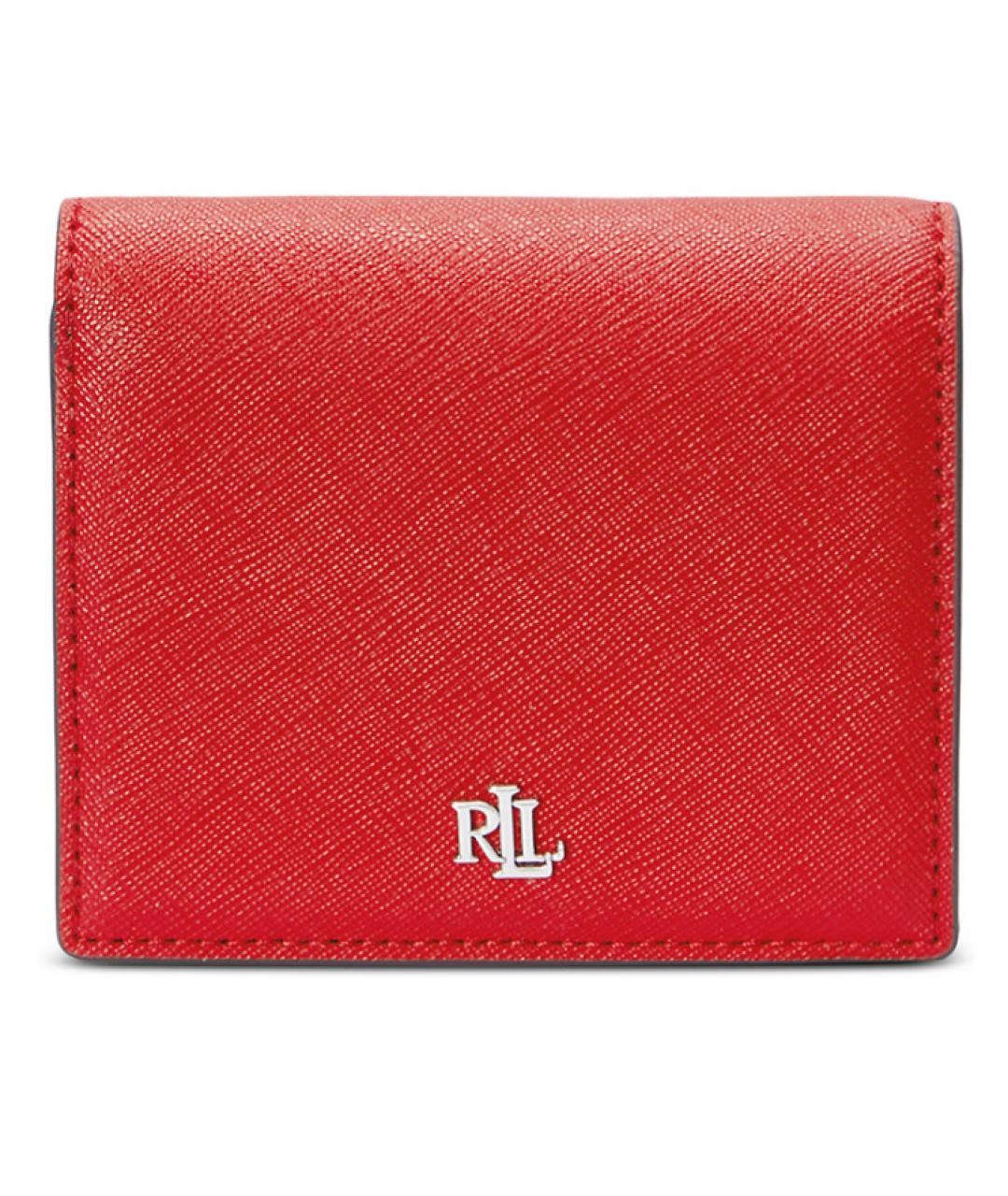 RALPH LAUREN Красный кожаный кошелек, фото 1