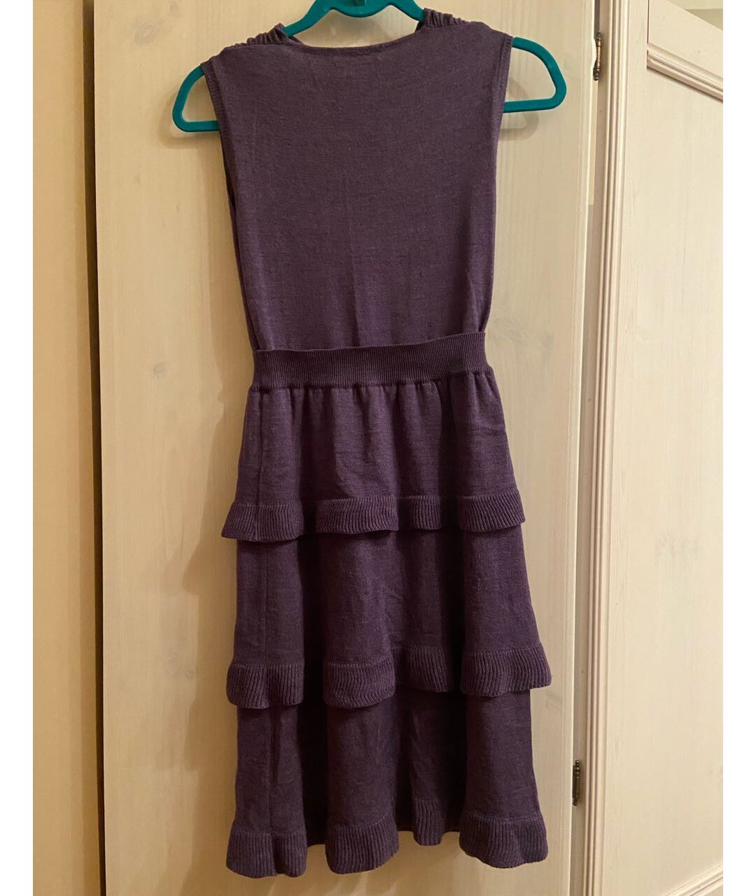 MOSCHINO Фиолетовое кашемировое повседневное платье, фото 2