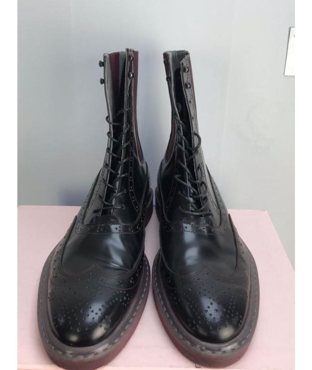 EMPORIO ARMANI Черные высокие ботинки, фото 4
