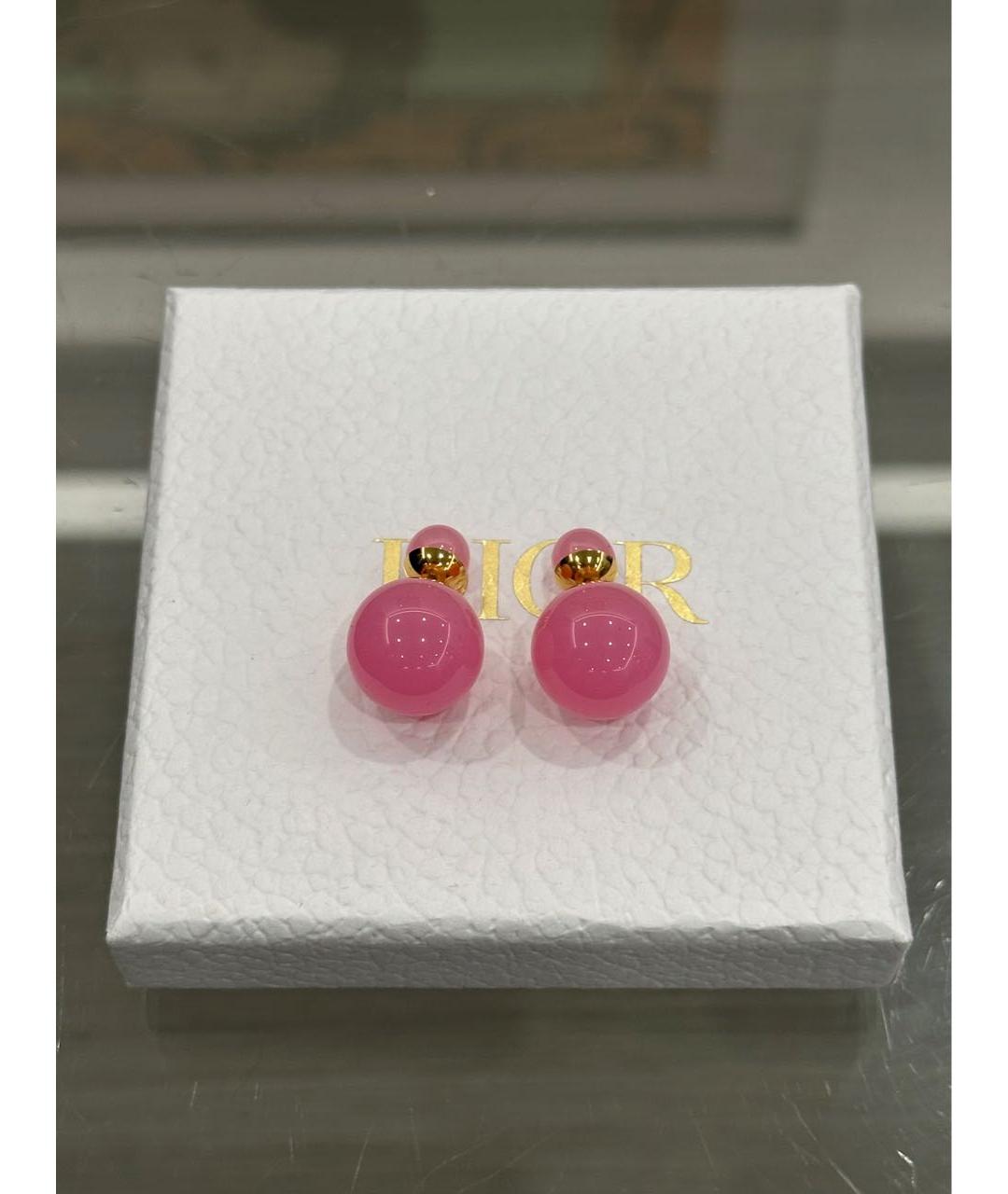 CHRISTIAN DIOR Розовые серьги, фото 8