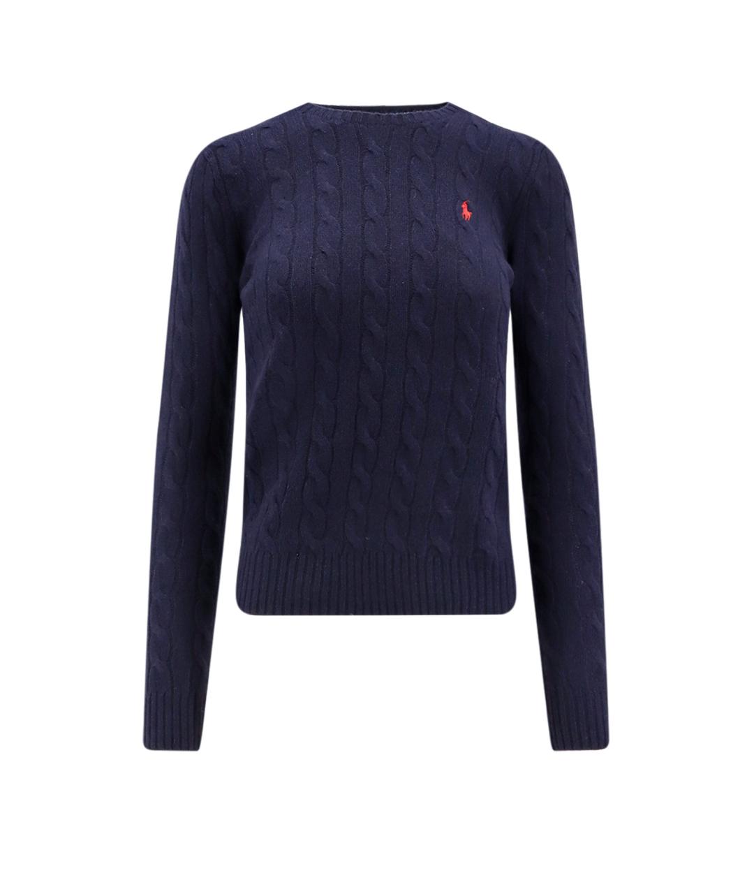 POLO RALPH LAUREN Синий шерстяной джемпер / свитер, фото 1