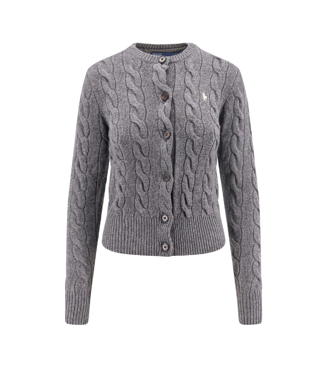 POLO RALPH LAUREN Серый кардиган, фото 1