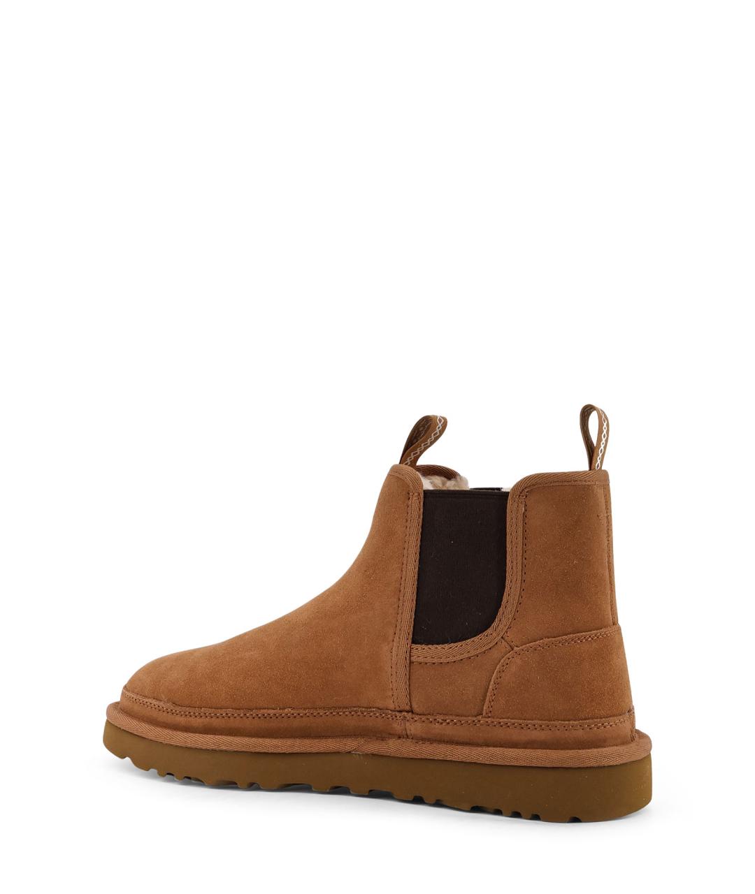 UGG Коричневые замшевые высокие ботинки, фото 3