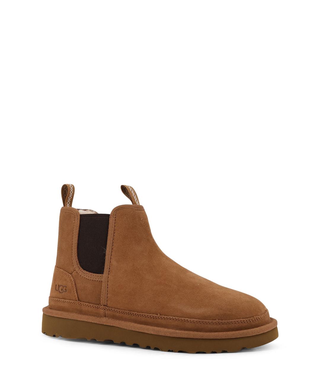 UGG Коричневые замшевые высокие ботинки, фото 2
