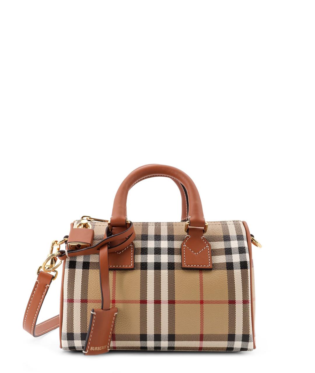 BURBERRY Бежевая канва сумка тоут, фото 1