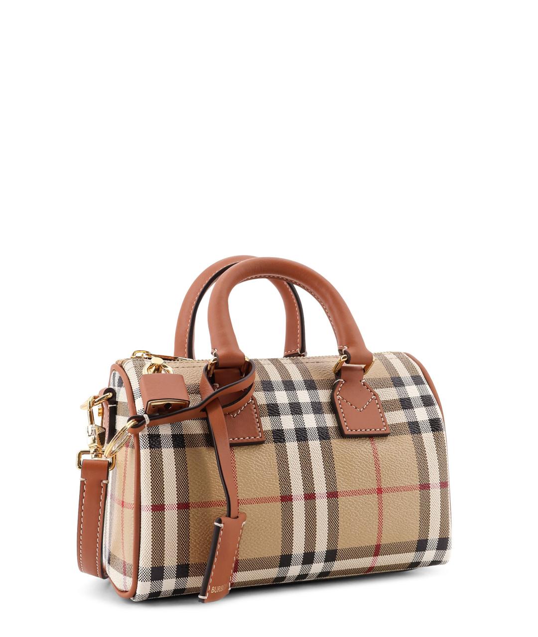 BURBERRY Бежевая канва сумка тоут, фото 3