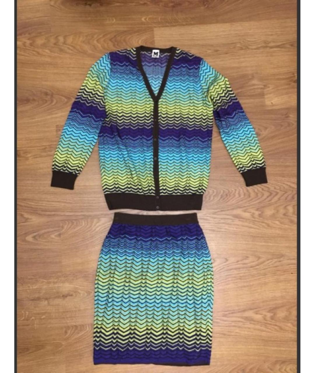 M MISSONI Мульти хлопковый костюм с юбками, фото 7
