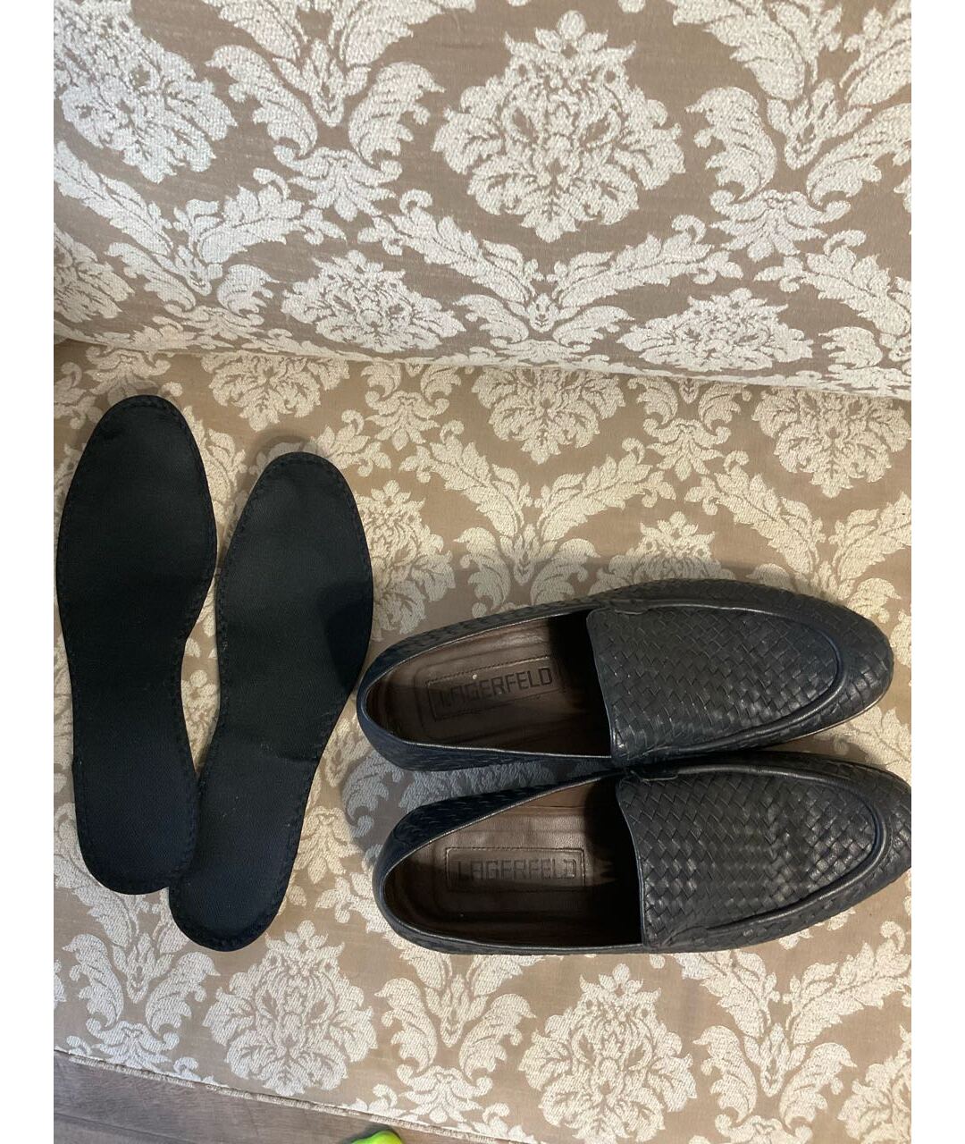 KARL LAGERFELD Черные кожаные туфли, фото 6