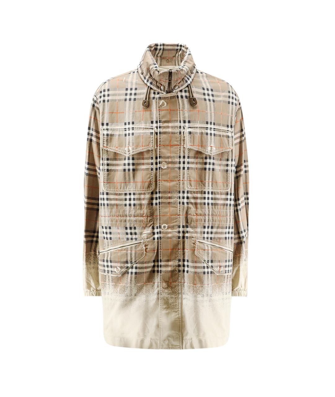 BURBERRY Бежевая хлопковая парка, фото 1