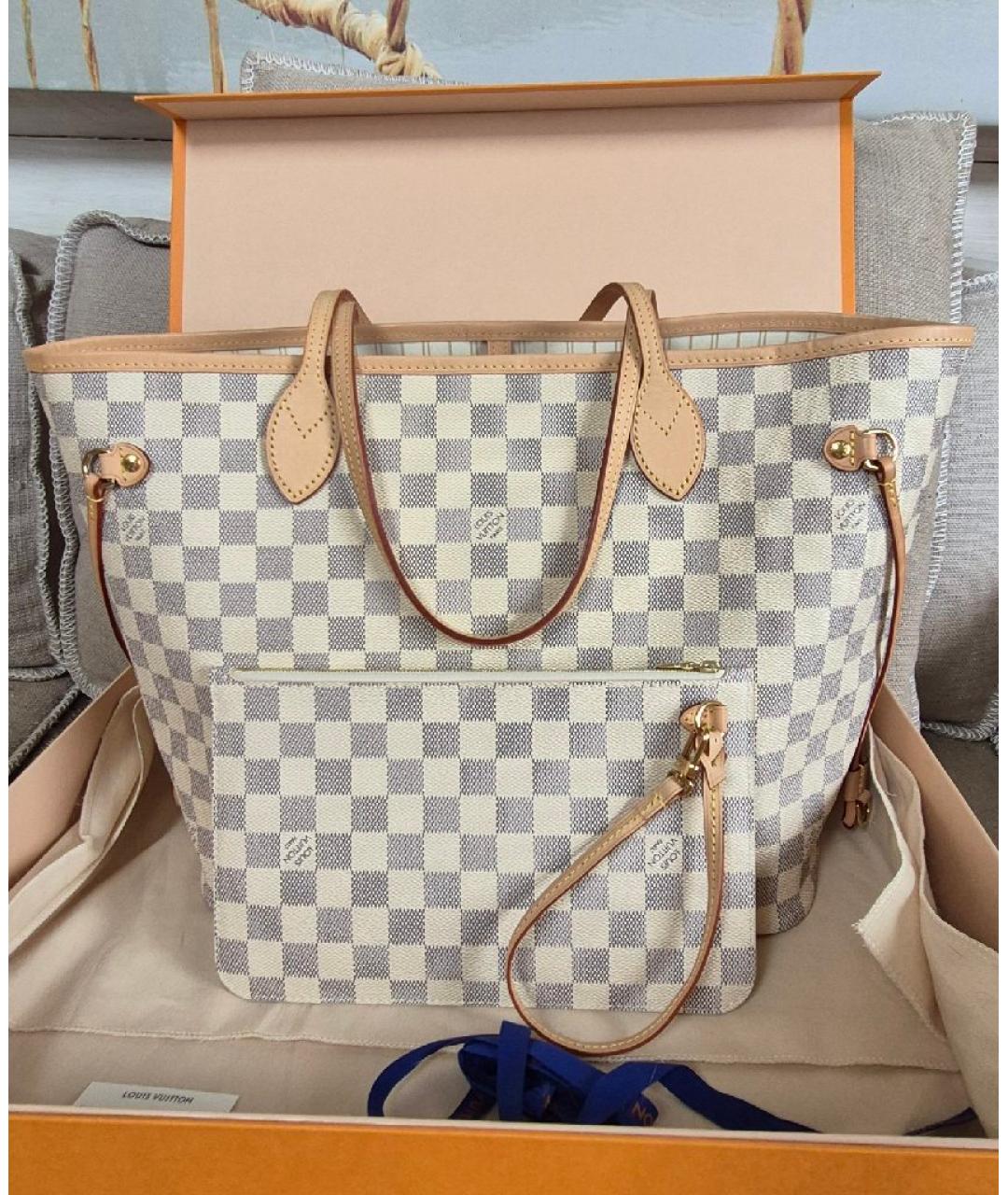 LOUIS VUITTON Бежевая сумка тоут, фото 4