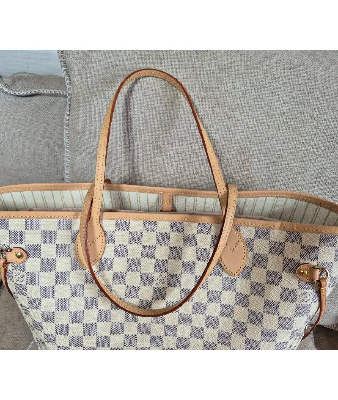 LOUIS VUITTON Бежевая сумка тоут, фото 5