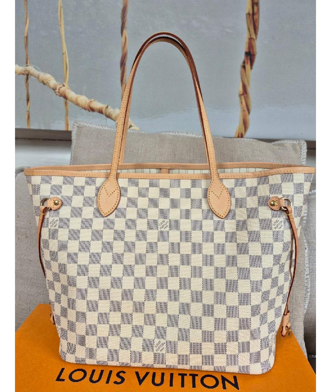 LOUIS VUITTON Бежевая сумка тоут, фото 2