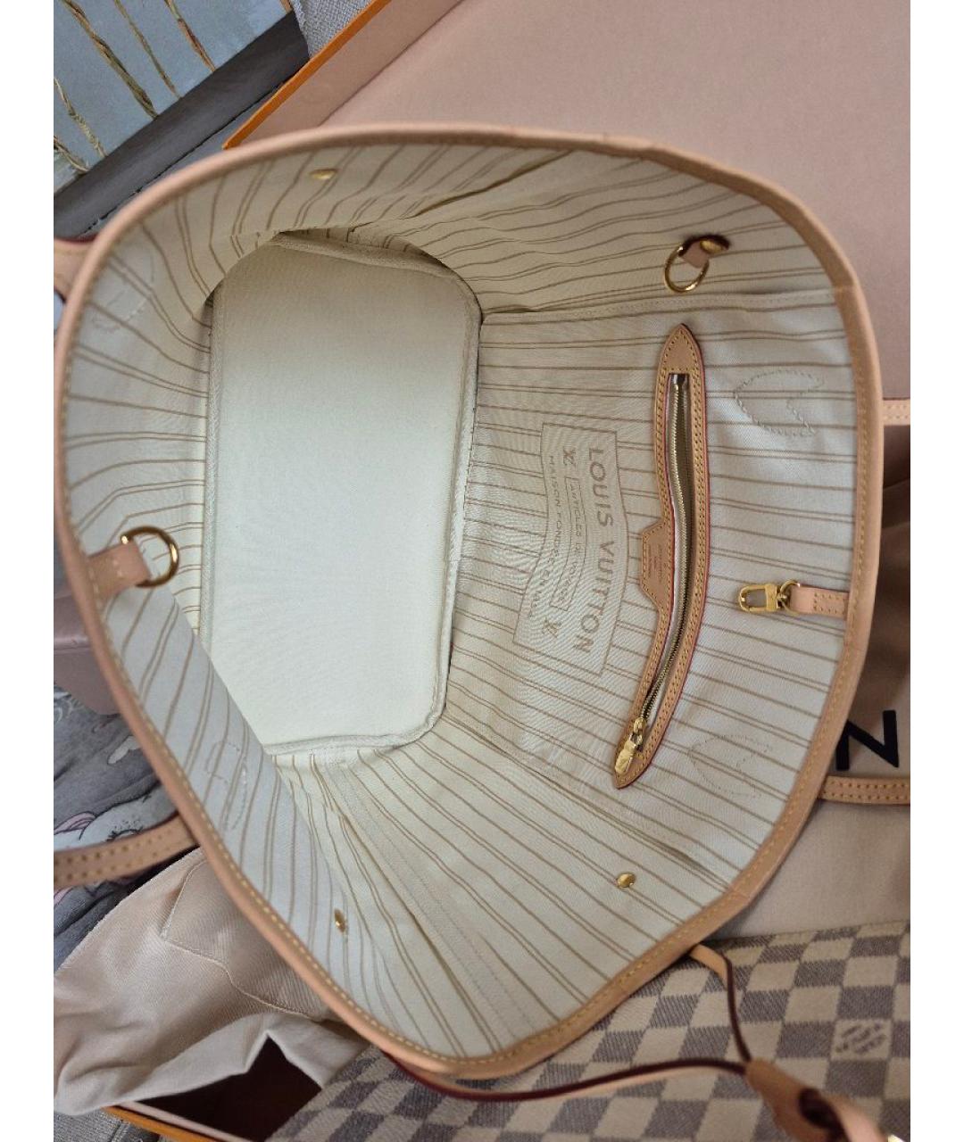 LOUIS VUITTON Бежевая сумка тоут, фото 6