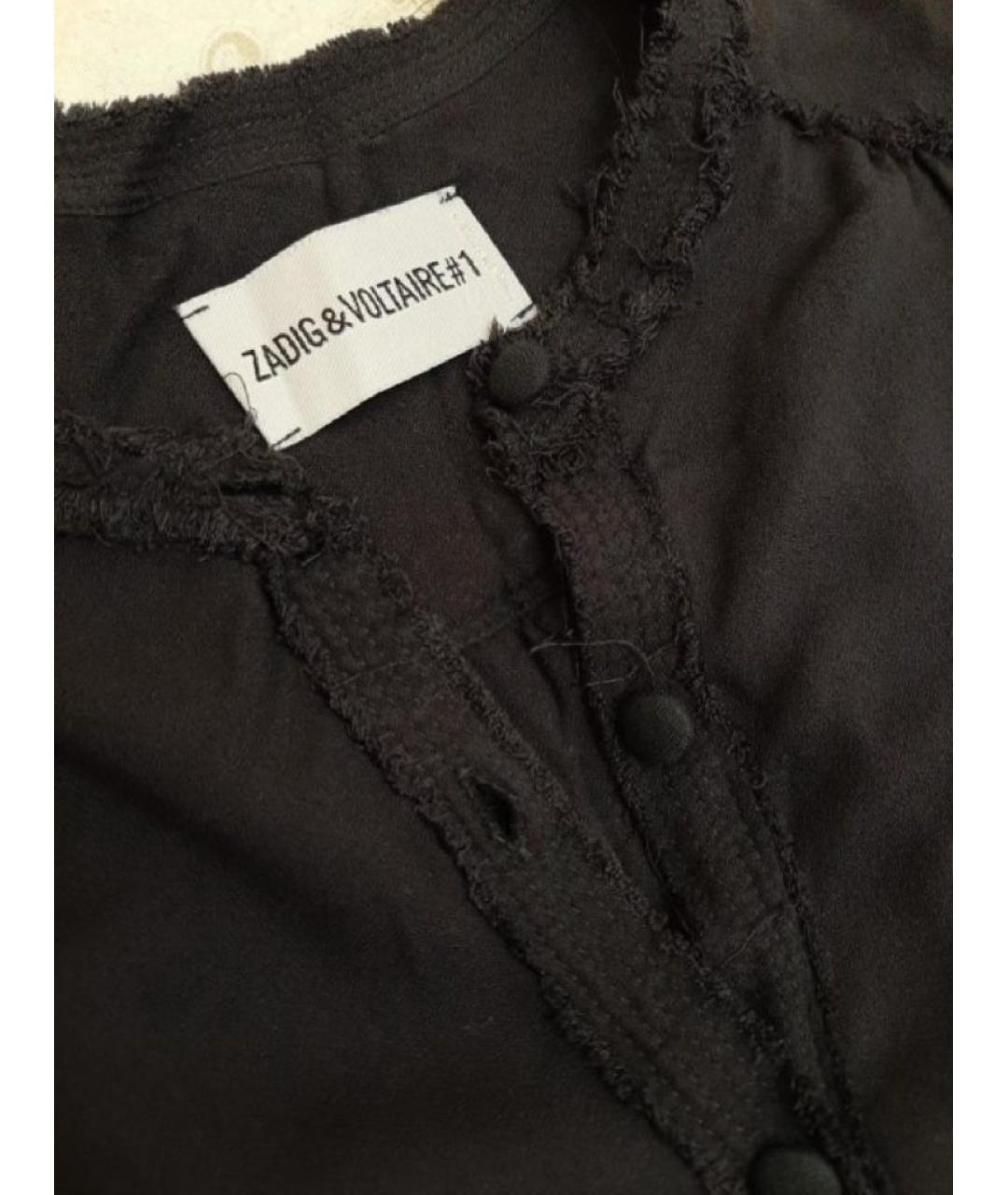 ZADIG & VOLTAIRE Антрацитовое вискозное повседневное платье, фото 3