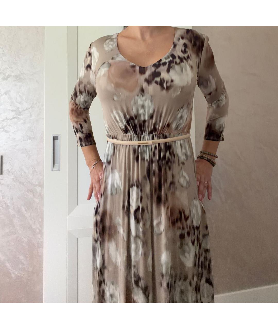 MAX MARA Мульти вискозное повседневное платье, фото 6