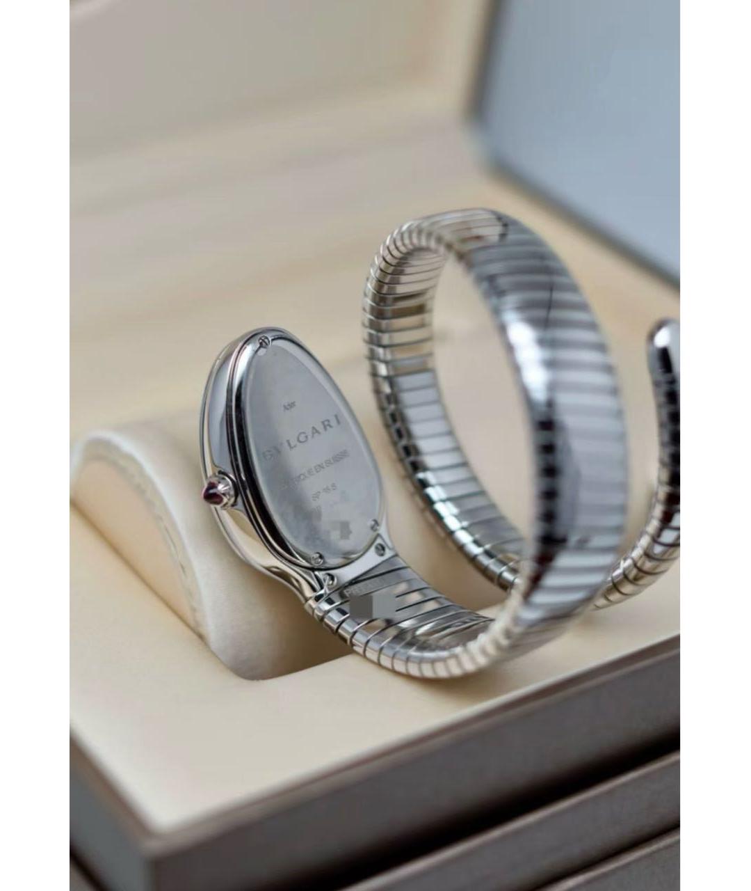BVLGARI Серебряные металлические часы, фото 3
