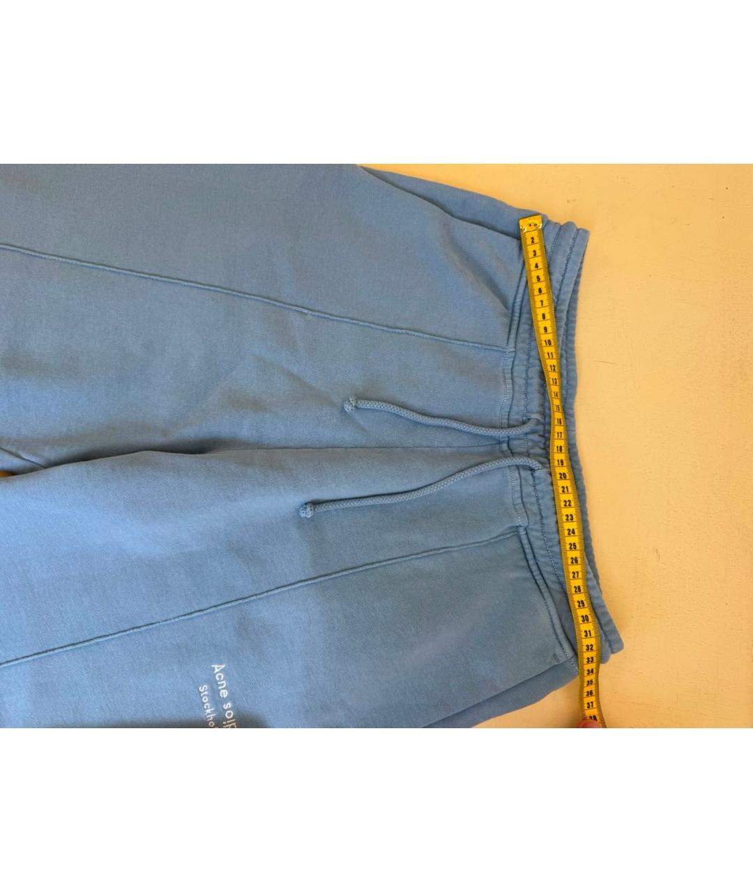 ACNE STUDIOS Голубые спортивные брюки и шорты, фото 5