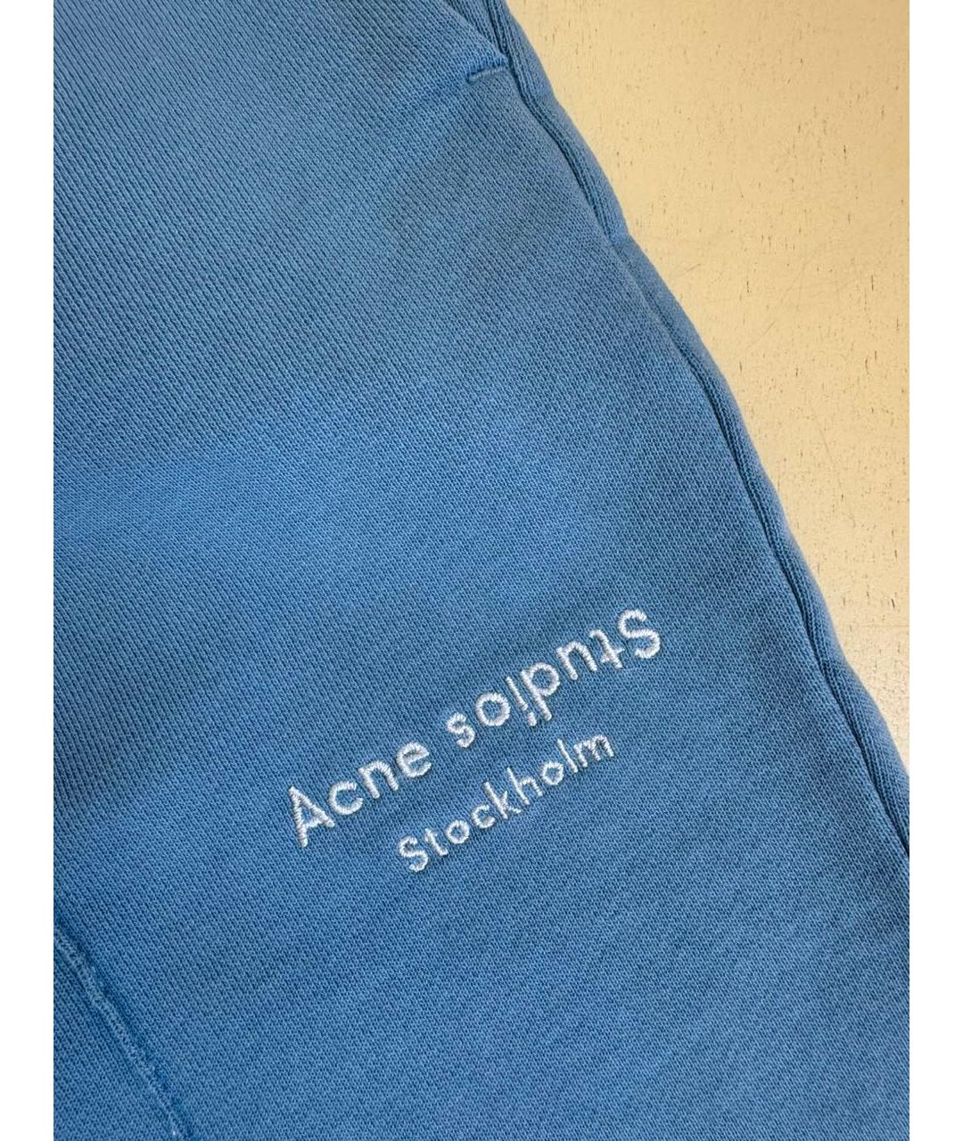 ACNE STUDIOS Голубые спортивные брюки и шорты, фото 8