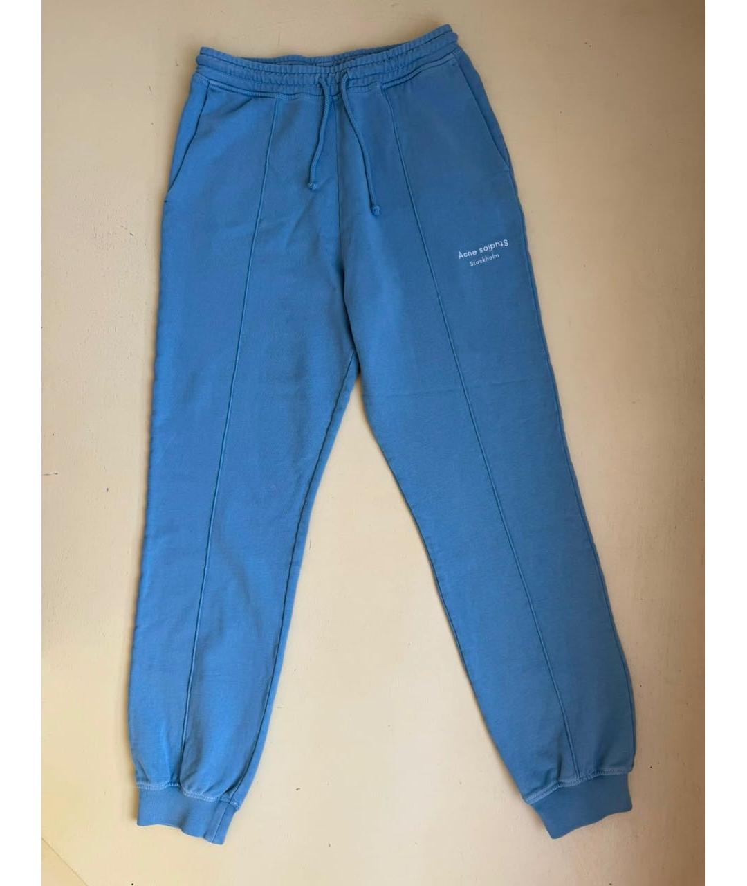 ACNE STUDIOS Голубые спортивные брюки и шорты, фото 9