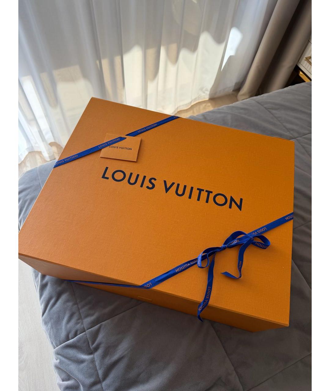 LOUIS VUITTON Коричневая канва сумка через плечо, фото 5