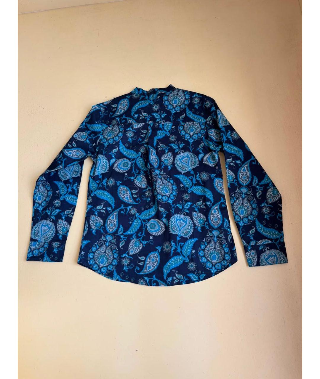 GUCCI Синяя хлопковая детская рубашка, фото 2