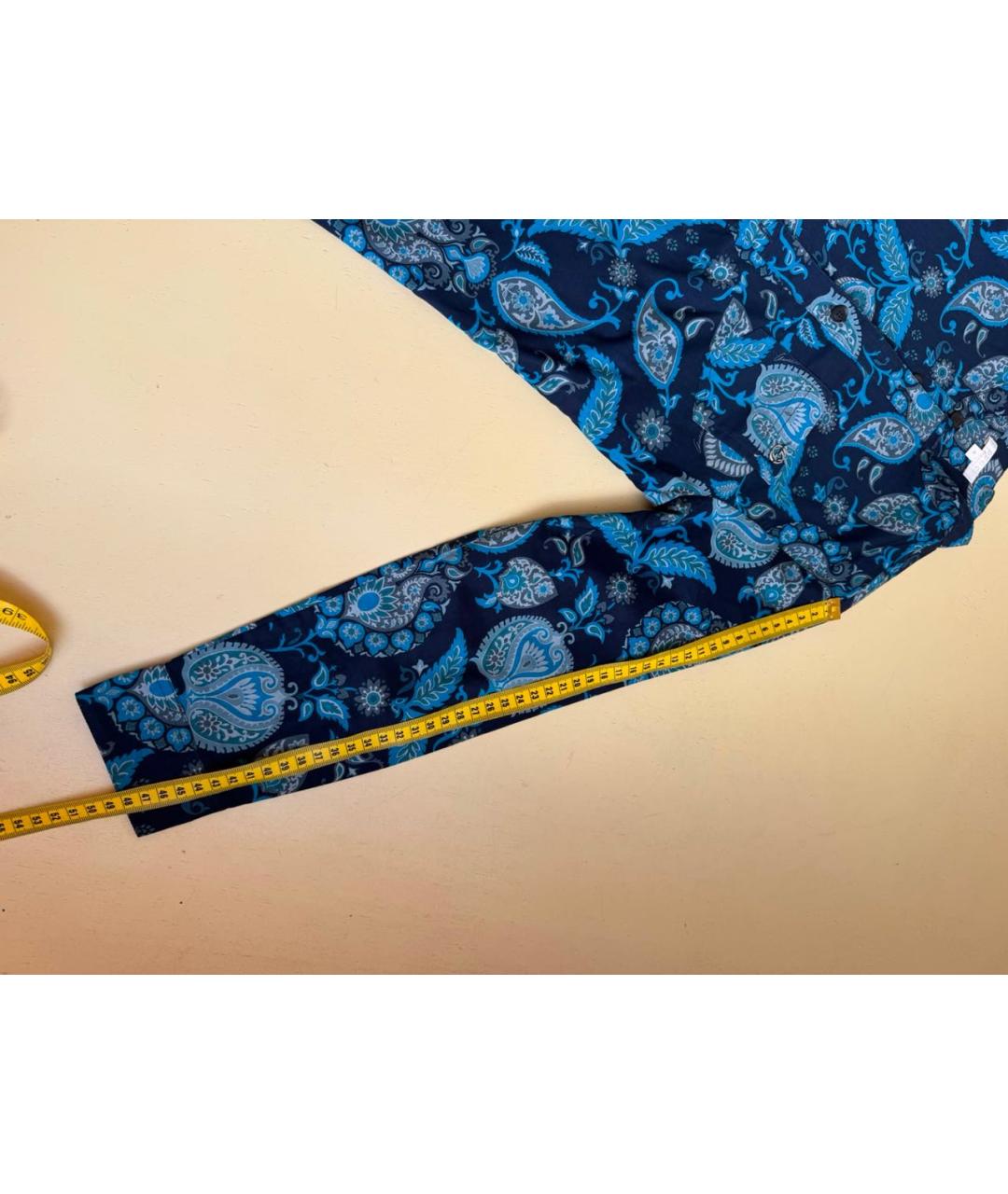 GUCCI Синяя хлопковая детская рубашка, фото 7