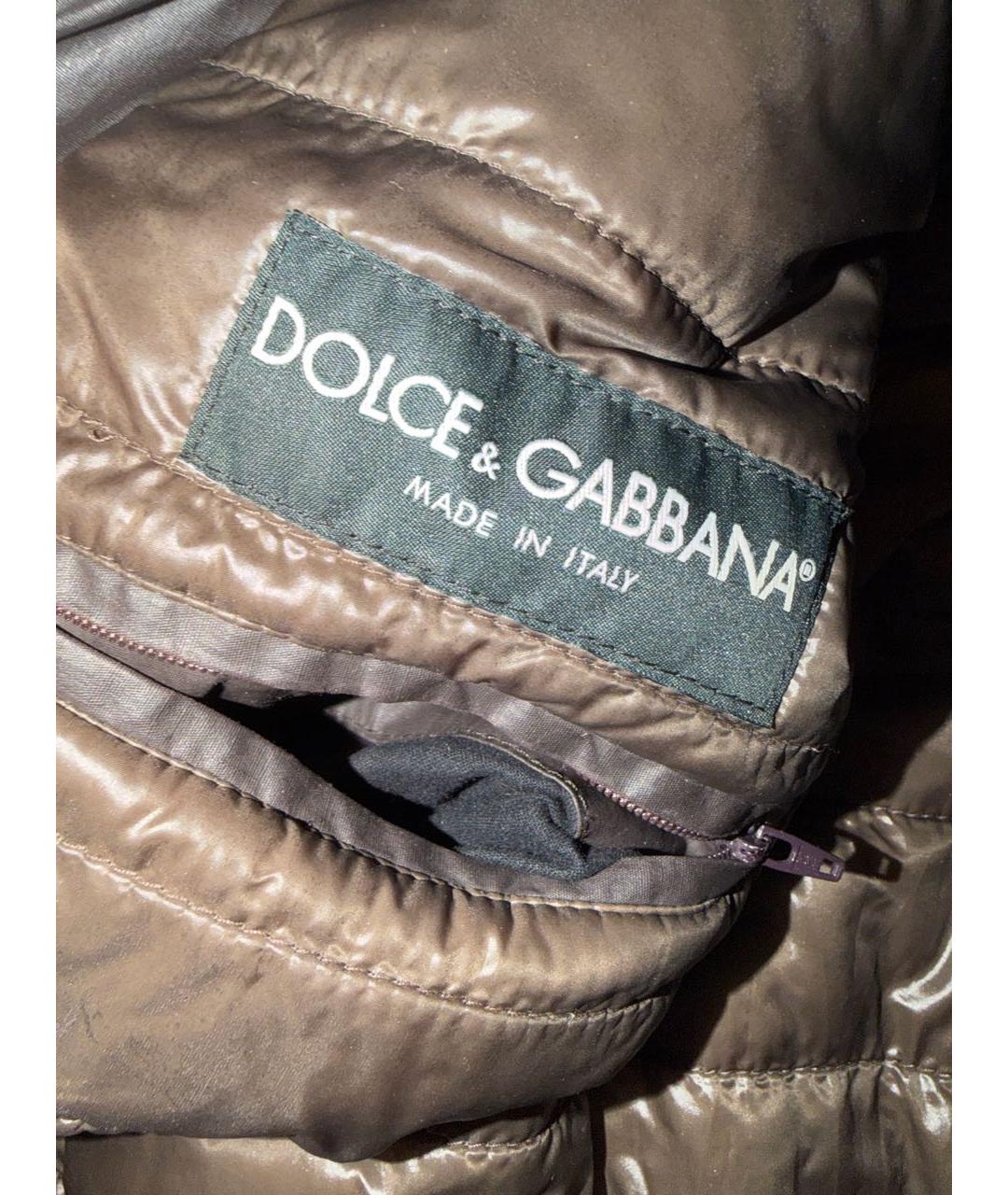 DOLCE&GABBANA Коричневая куртка, фото 4