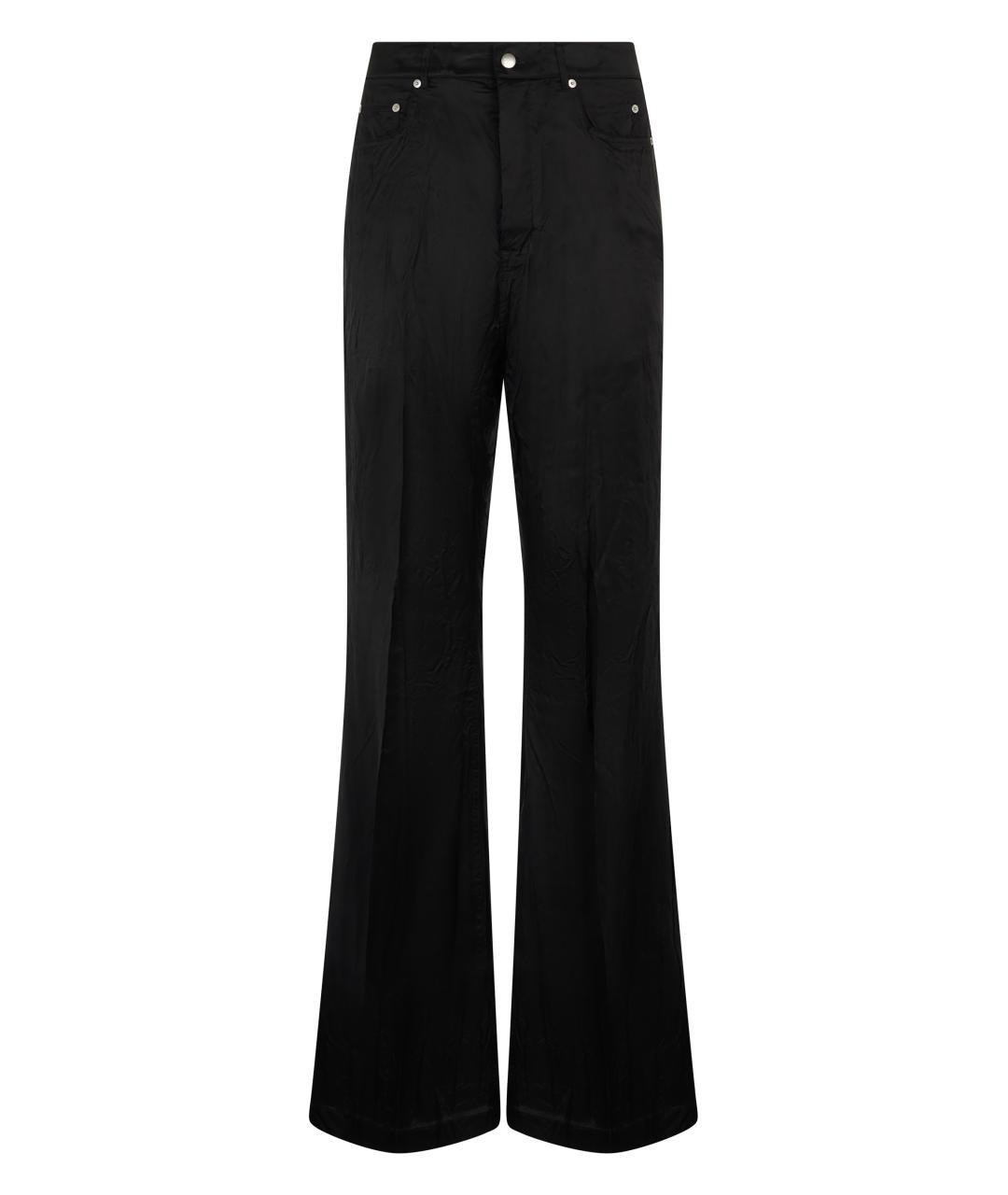 RICK OWENS Черные прямые джинсы, фото 1