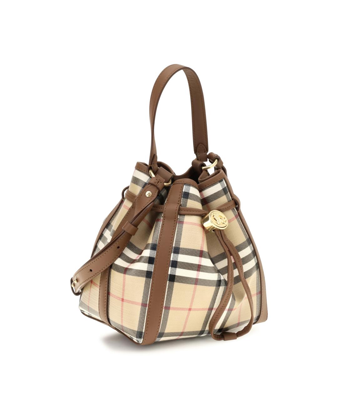 BURBERRY Бежевая канва сумка через плечо, фото 2
