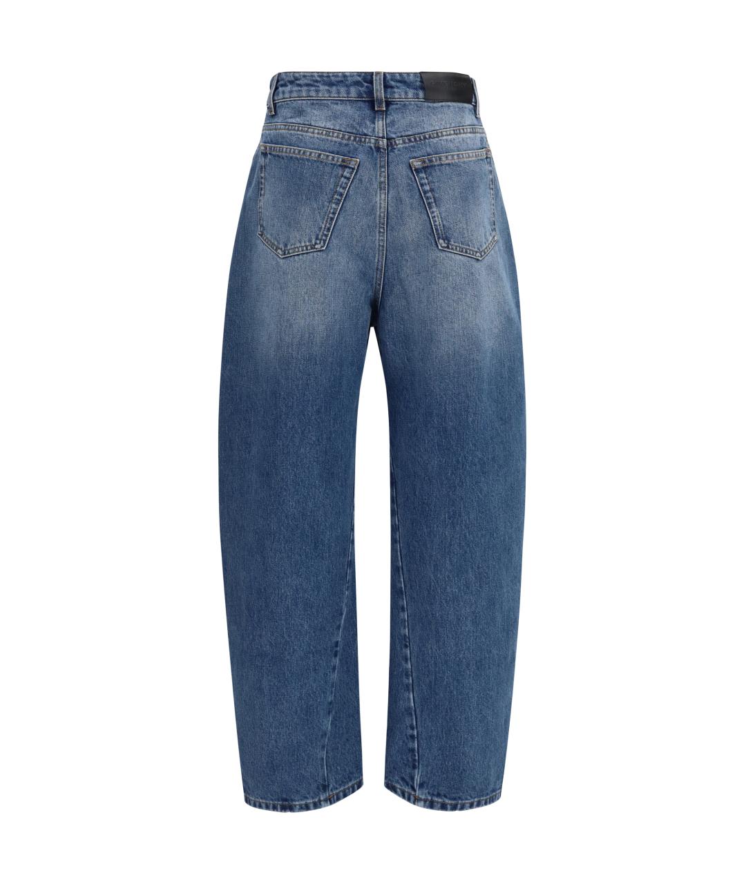 GIVENCHY Голубые хлопковые прямые джинсы, фото 2