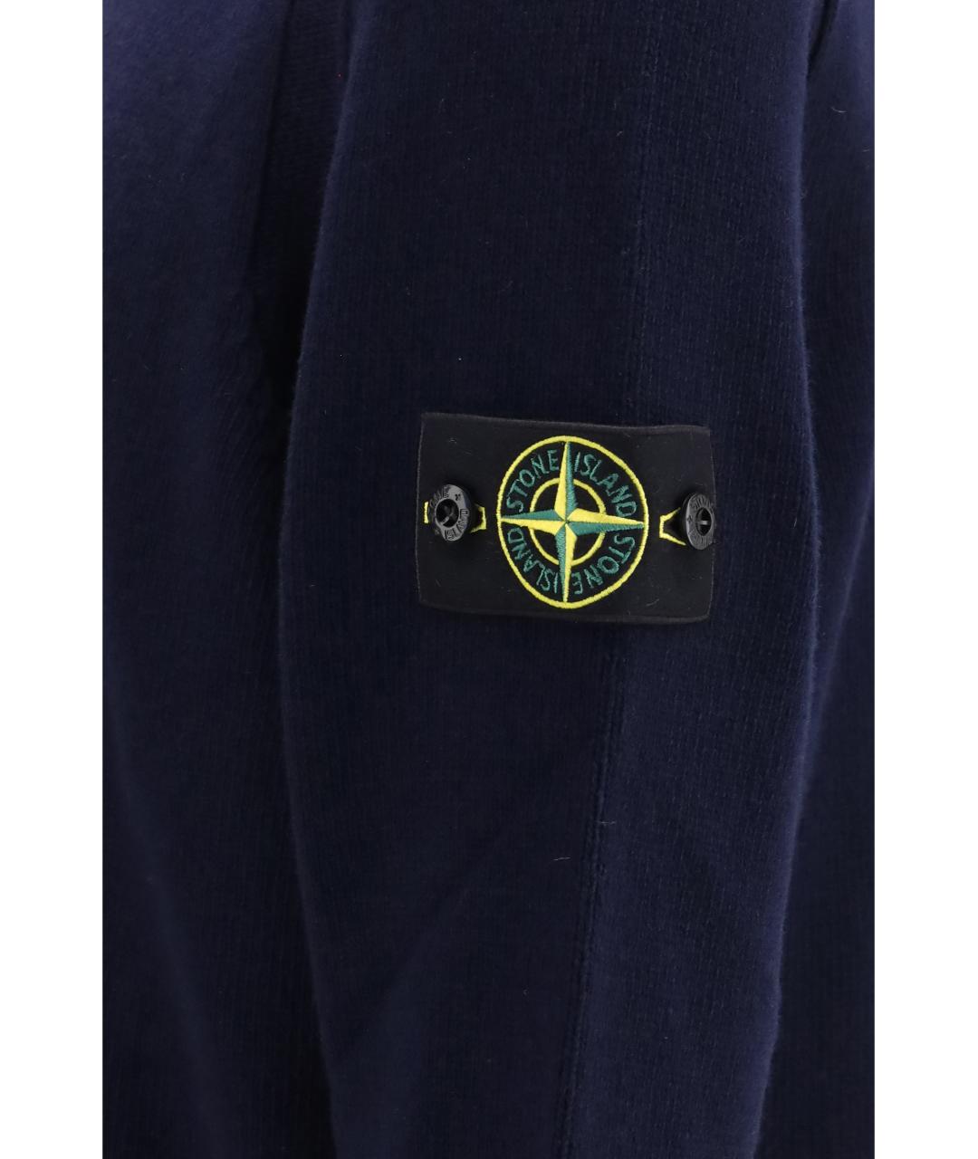 STONE ISLAND Синий джемпер / свитер, фото 3