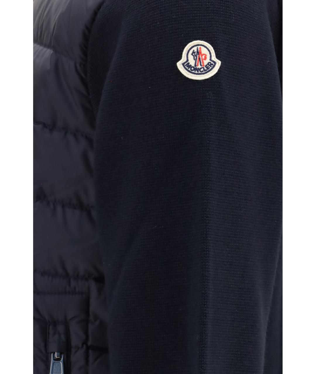 MONCLER Темно-синий кардиган, фото 3